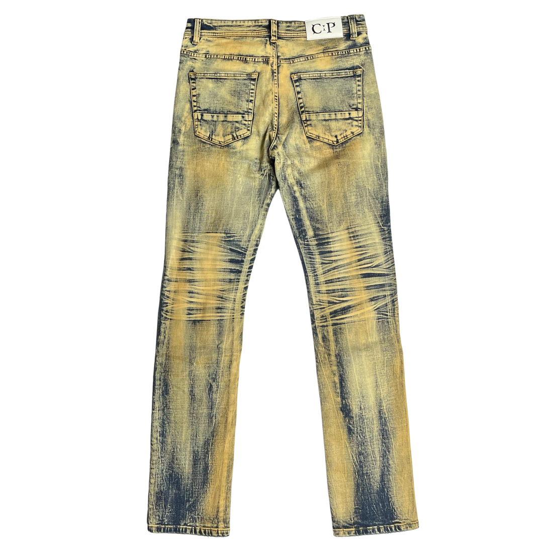 distressed jeans